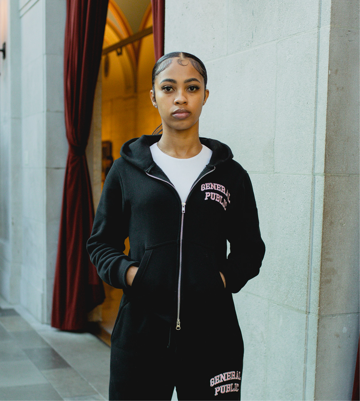Diva Uniform Zip-up “Black”