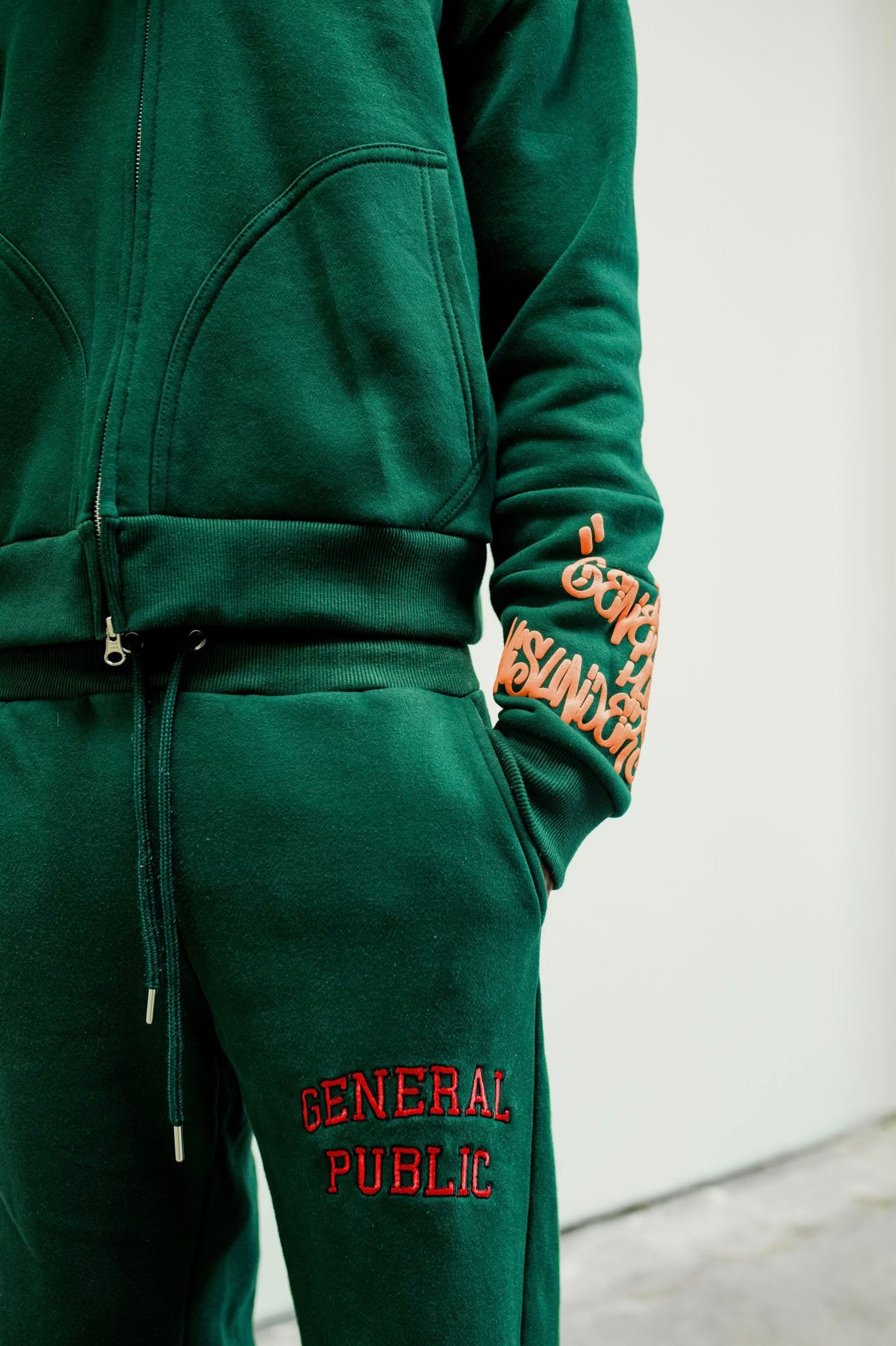 Graffiti Zipup “ Green “