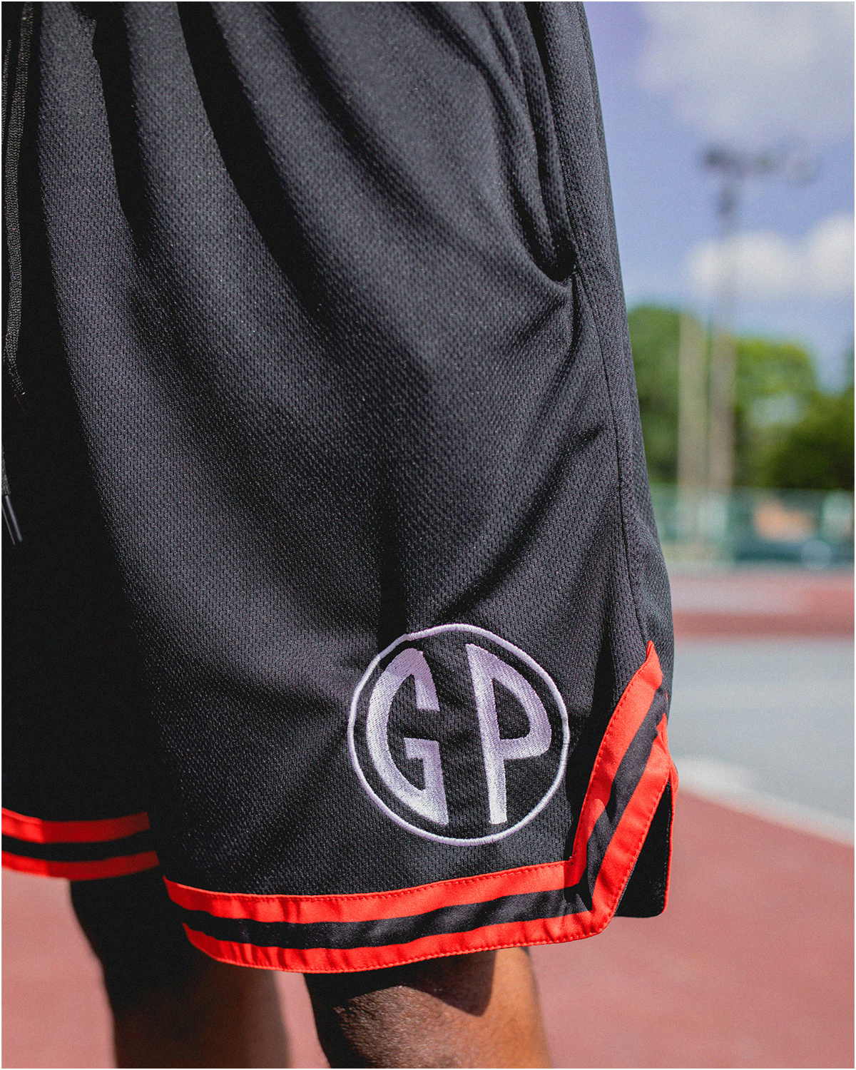 GP Hoop shorts “Red”