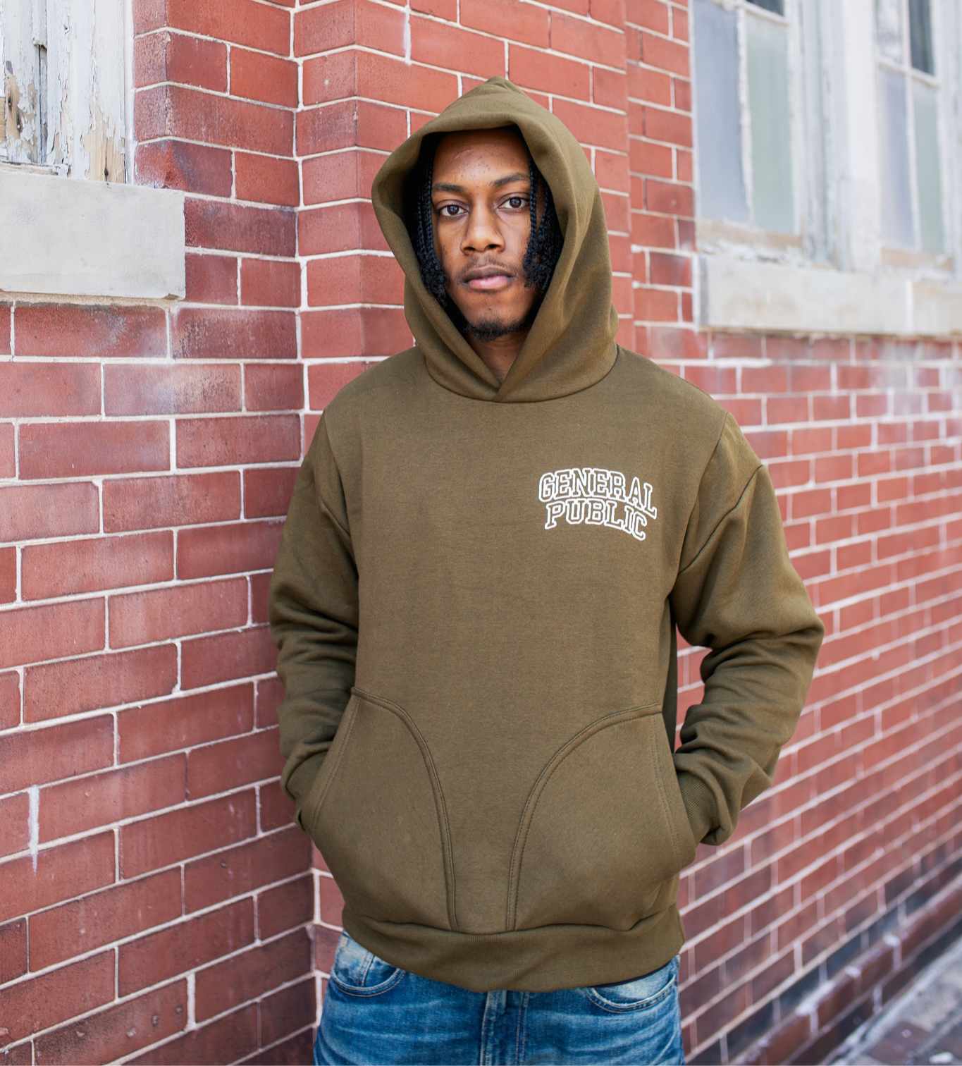 Uniform 3 pullover Olive / White