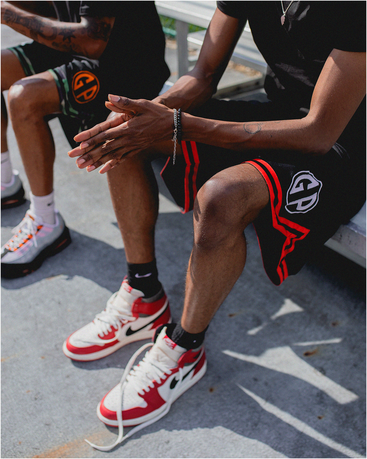 GP Hoop shorts “Red”