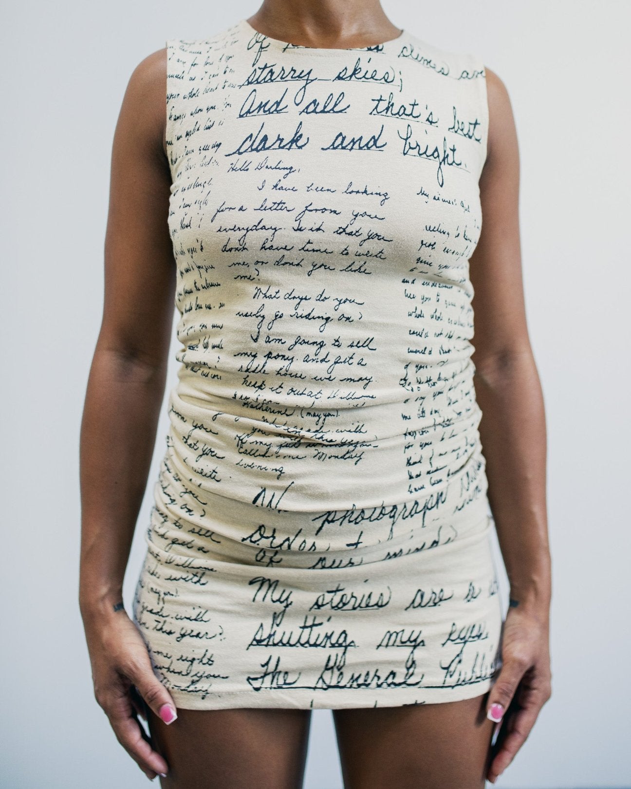 Letter dress