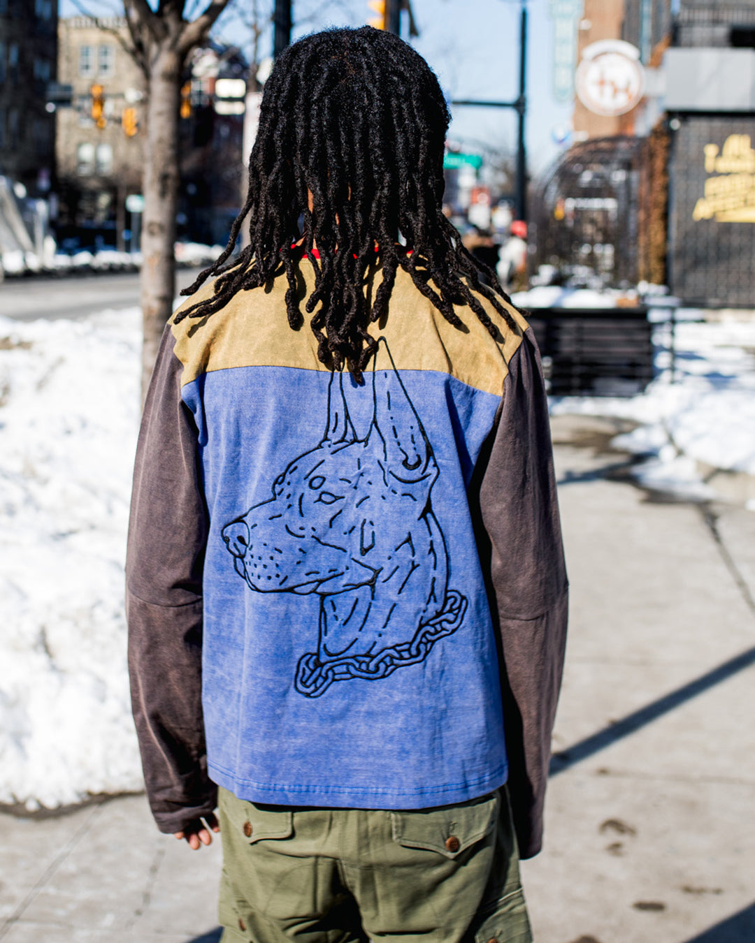 BASEBALL LONG SLEEVE "BLUE/GREEN"