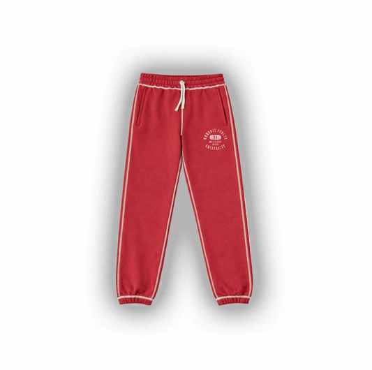 UNIVERSITY CROSS STITCH SWEATPANTS