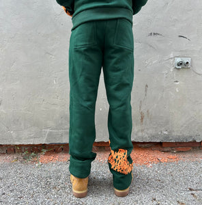 Graffiti Sweatpants “ Green “