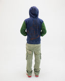 VARSITY ZIP UP “NAVY/GREEN”