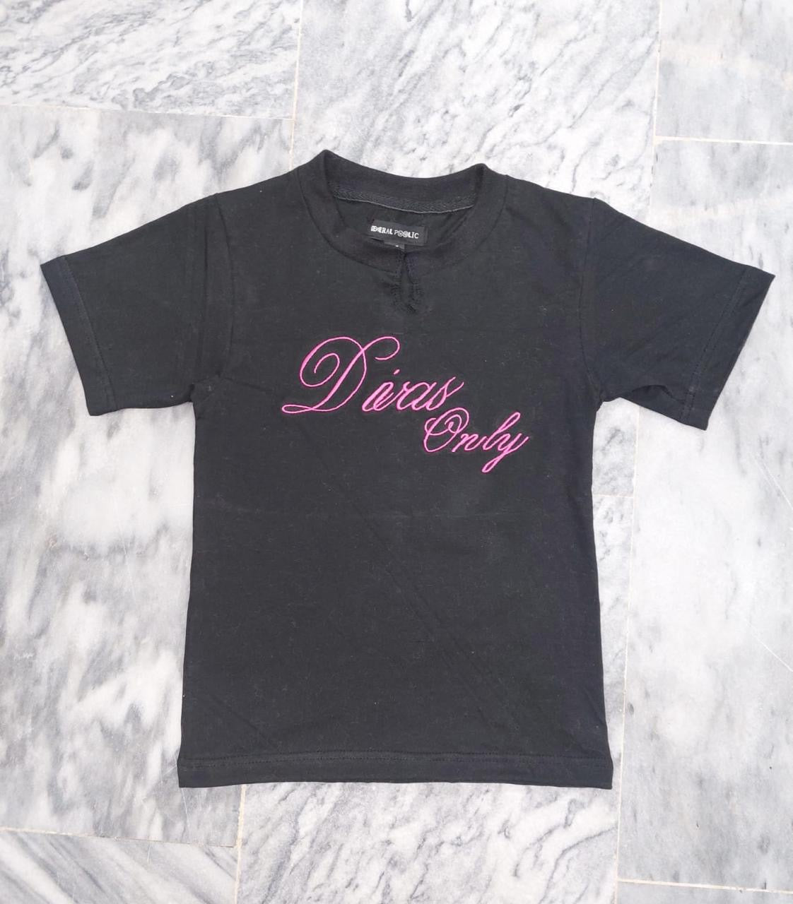 Divas Only  Tee “Black”