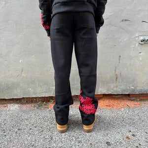 Graffiti Sweatpants “ Black “