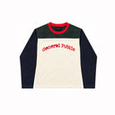 BASEBALL LONG SLEEVE "CREAM/NAVY"