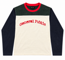 BASEBALL LONG SLEEVE "CREAM/NAVY"