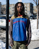 BASEBALL LONG SLEEVE "BLUE/GREEN"